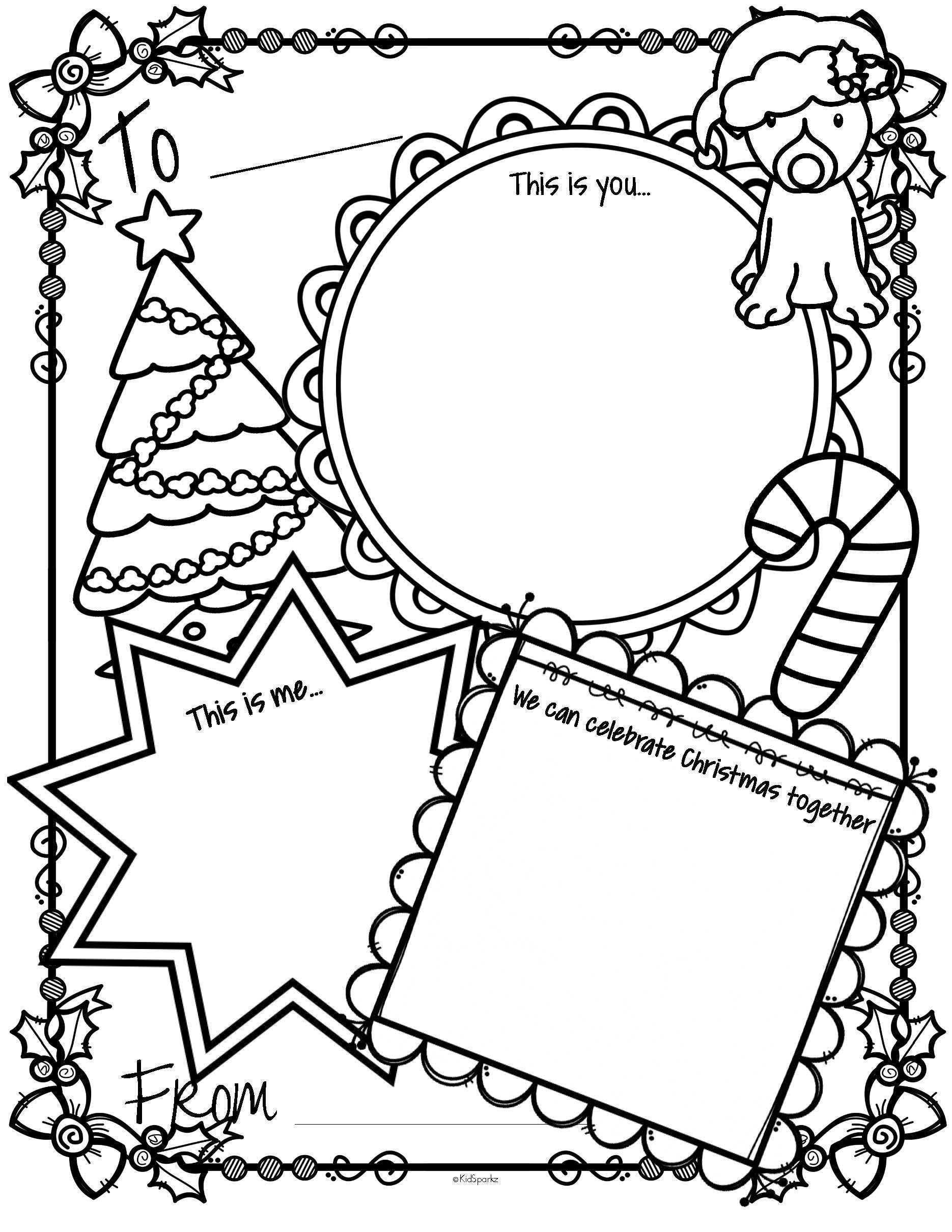 29 Free Printable Christmas Card Templates Kindergarten PSD File with Christmas Card Templates Kindergarten