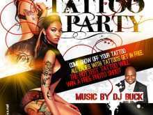 29 Free Printable Tattoo Party Flyer Template Free Maker by Tattoo Party Flyer Template Free