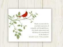 29 Free Thank You Card Template For Funeral in Word with Thank You Card Template For Funeral