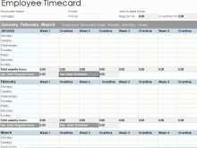 29 How To Create Excel Project Time Card Template Layouts for Excel Project Time Card Template