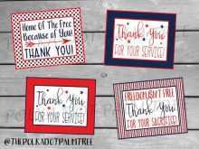 29 How To Create Thank You Card Template For Veterans For Free by Thank You Card Template For Veterans