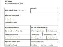 29 Online 6 Class Lesson Plan Template For Free by 6 Class Lesson Plan Template