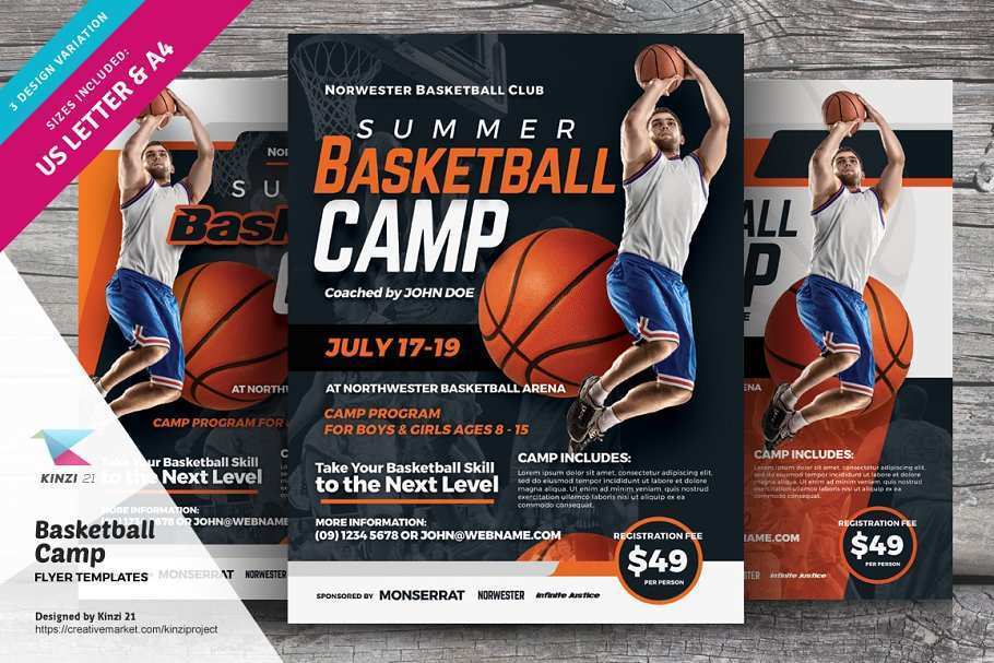 29 Online Basketball Camp Flyer Template Photo for Basketball Camp Flyer Template
