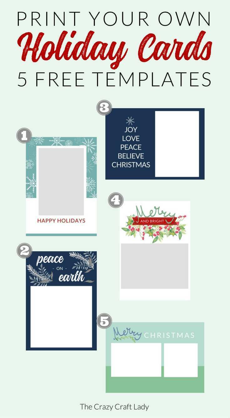 29 Printable Christmas Card Template Print With Stunning Design with Christmas Card Template Print