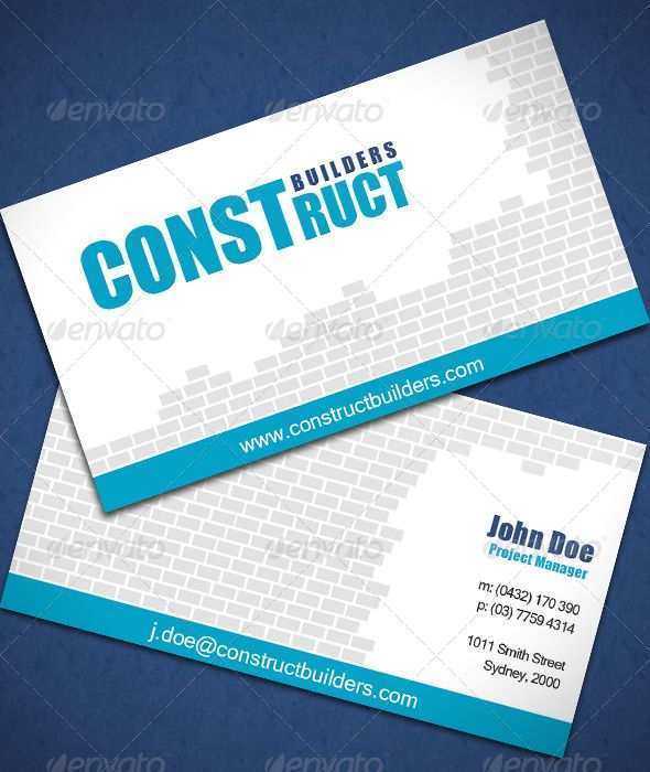 29 Report Business Card Templates Construction Now by Business Card Templates Construction