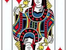 29 Report Playing Card Template Queen Of Hearts in Word for Playing Card Template Queen Of Hearts