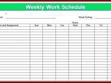 29 Report Production Work Schedule Template Formating by Production Work Schedule Template