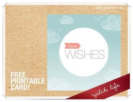 29 Standard Free Printable Best Wishes Card Template With Stunning