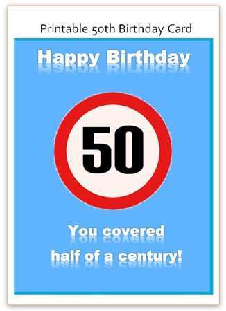 29 The Best 50Th Birthday Card Word Template Formating by 50Th Birthday Card Word Template