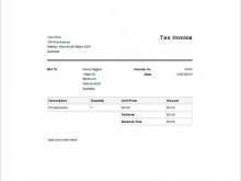 29 Visiting Blank Tax Invoice Template Free in Word for Blank Tax Invoice Template Free