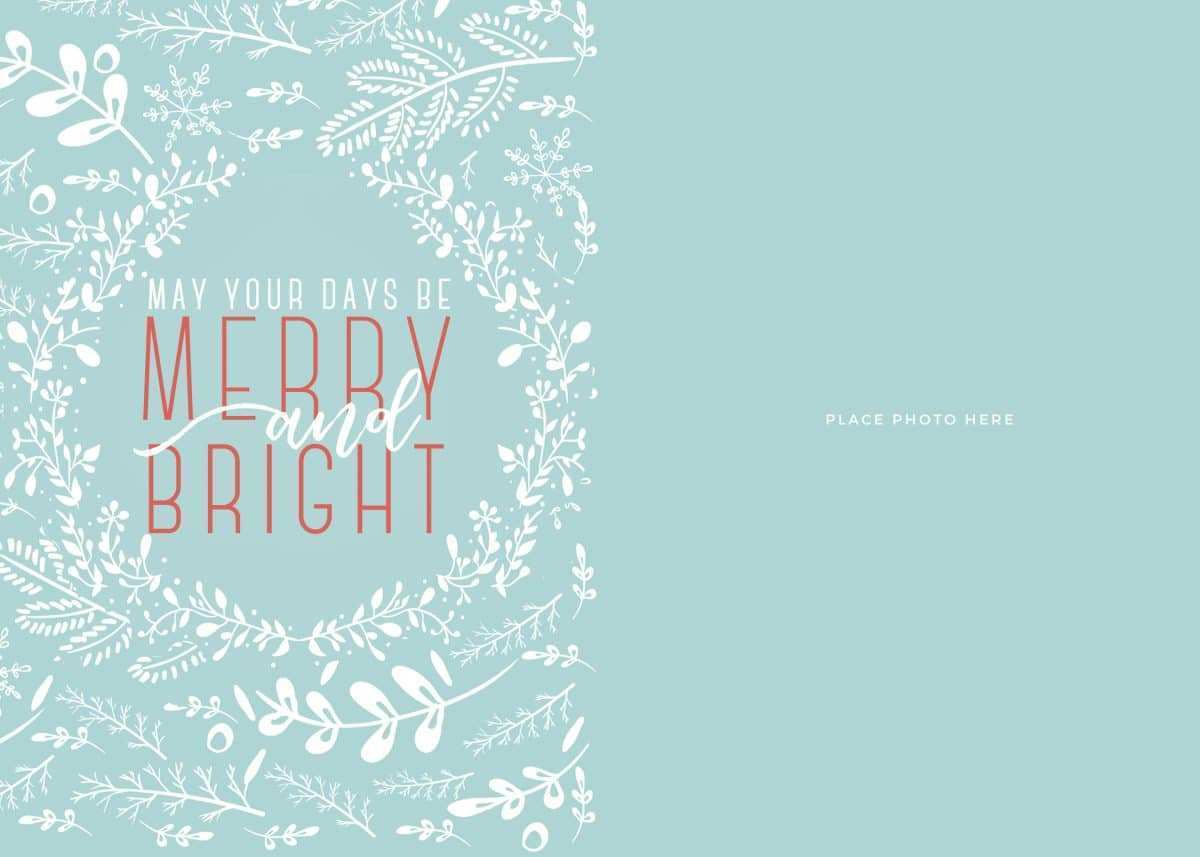 29 Visiting Christmas Card Template For Photos For Free by Christmas Card Template For Photos