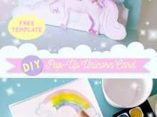 30 Adding Unicorn Pop Up Card Template Free in Word by Unicorn Pop Up Card Template Free
