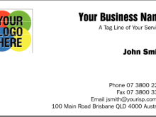 30 Best Editable Business Card Template Word Download with Editable Business Card Template Word