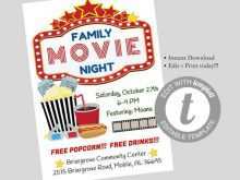 30 Best Family Movie Night Flyer Template in Word with Family Movie Night Flyer Template