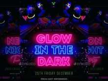 30 Best Glow In The Dark Party Flyer Template Free Templates by Glow In The Dark Party Flyer Template Free