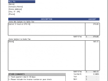 Invoice Template For Freelance Work