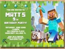 30 Best Minecraft Birthday Card Template Printable for Ms Word by Minecraft Birthday Card Template Printable