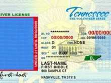30 Best Tennessee Id Card Template Layouts by Tennessee Id Card Template