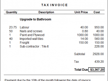 30 Blank Invoice Format With Bank Details Formating for Invoice Format With Bank Details