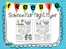 30 Blank Science Fair Flyer Template Layouts with Science Fair Flyer Template