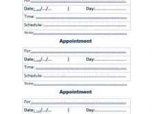 30 Create Appointment Card Template For Word PSD File by Appointment Card Template For Word