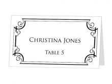 30 Create Create Place Card Template Word For Free by Create Place Card Template Word