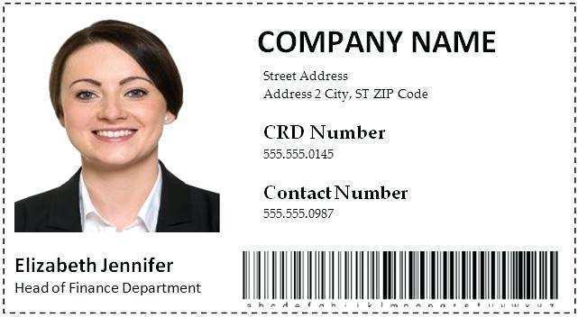 How To Create Employee Id Card Template In Microsoft Word Free Download ...