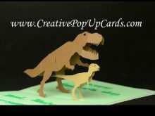 30 Create T Rex Pop Up Card Template PSD File by T Rex Pop Up Card Template