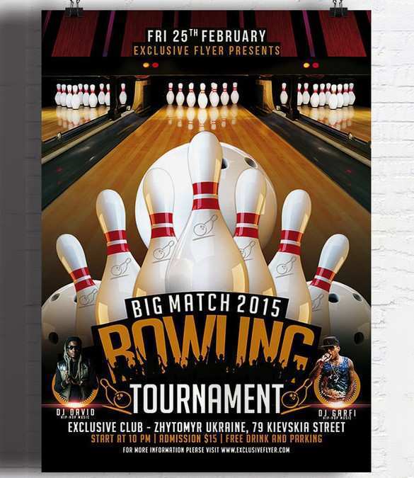 30 Creating Bowling Night Flyer Template Formating by Bowling Night Flyer Template