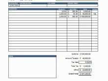 30 Creating Construction Invoice Template Excel For Free with Construction Invoice Template Excel