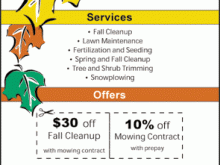 30 Creating Fall Clean Up Flyer Template for Ms Word by Fall Clean Up Flyer Template