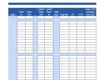 30 Creating Time Card Template For Excel Maker by Time Card Template For Excel