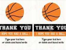 30 Creative Thank You Card Template Basketball Maker with Thank You Card Template Basketball