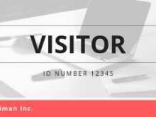 30 Creative Visitor Id Card Template Layouts for Visitor Id Card Template