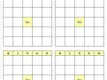 30 Customize Bingo Card Template Word Document with Bingo Card Template Word Document