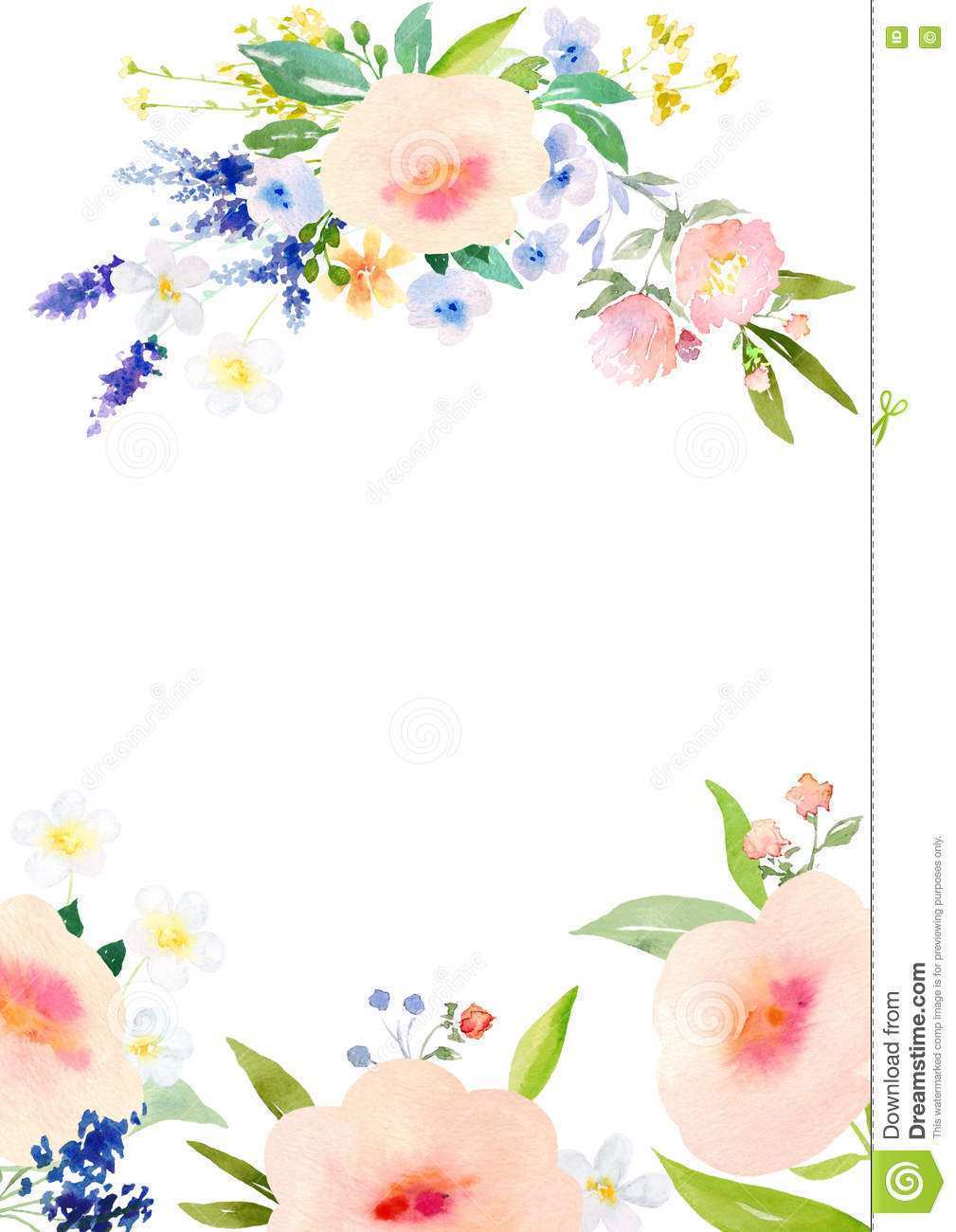 30 Customize Our Free Flower Card Templates Free PSD File with Flower Card Templates Free
