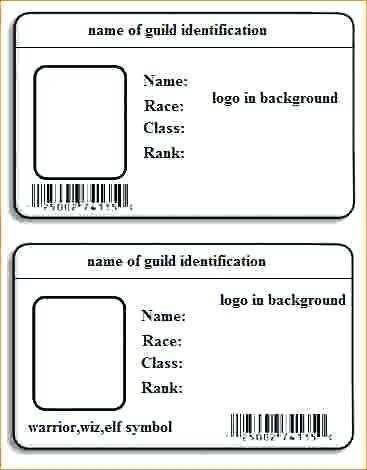 30 Customize Our Free School Id Card Template In Word for Ms Word by School Id Card Template In Word