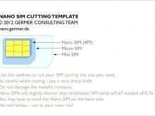 30 Customize Our Free Sim Card Template Printable Formating with Sim Card Template Printable