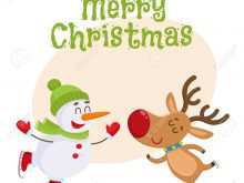 30 Customize Reindeer Christmas Card Template for Ms Word with Reindeer Christmas Card Template