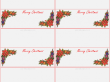 30 Customize Table Name Cards Template Christmas With Stunning Design with Table Name Cards Template Christmas