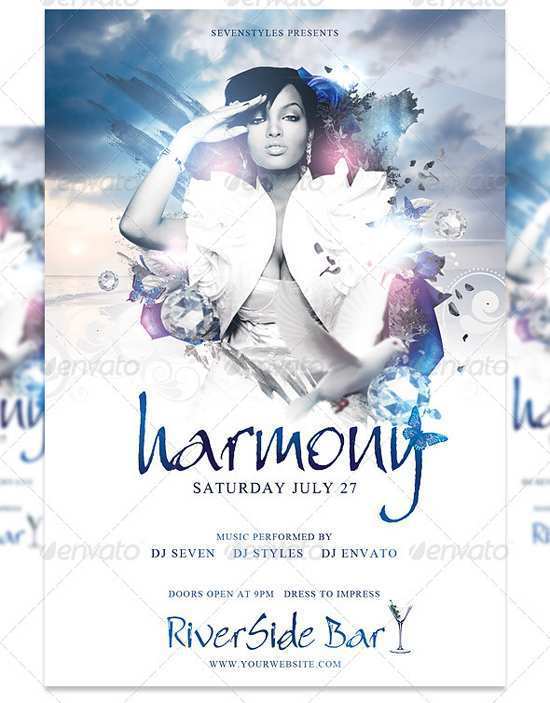 30 Format All White Party Flyer Template Free Photo with All White Party Flyer Template Free