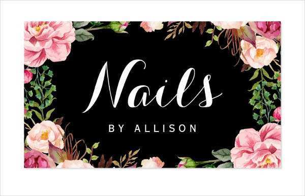 30 Format Name Card Template Nails Maker for Name Card Template Nails