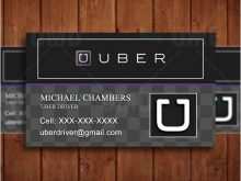 30 Format Uber Business Card Template Download PSD File with Uber Business Card Template Download