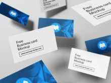 Business Card Mockup Illustrator Template