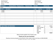 30 Free Company Sales Invoice Template in Word for Company Sales Invoice Template