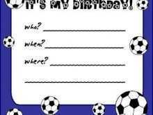 30 Free Printable Soccer Birthday Card Template in Word with Soccer Birthday Card Template
