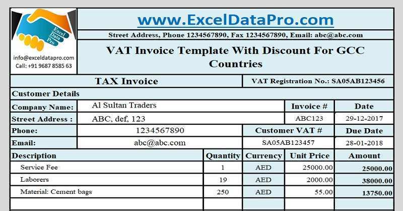 30 Free Tax Invoice Format By Fta Maker by Tax Invoice Format By Fta