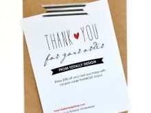 30 How To Create Thank You Card Template For Customers in Word by Thank You Card Template For Customers