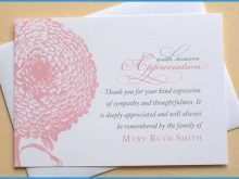 30 How To Create Thank You Card Template Sympathy Formating for Thank You Card Template Sympathy