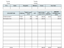 Gst Tax Invoice Format Latest